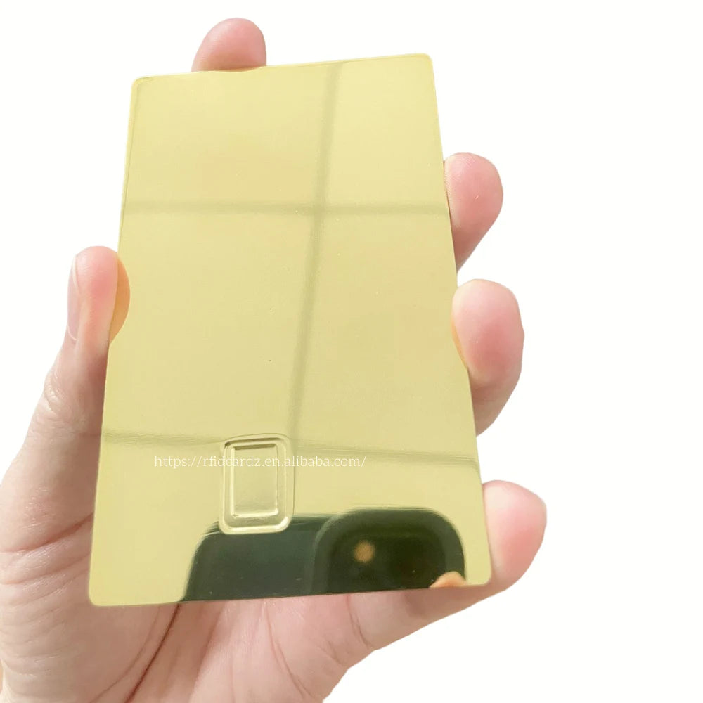 Custom Metal Debit Card Stainless Steel Blanks Personalized Metal Credit Cards for Laser Cutting