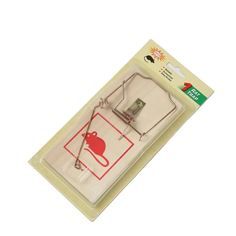Eco-Friendly Wooden Rat Trap Large Size Effective Mouse Killer Garden Rodent Trap