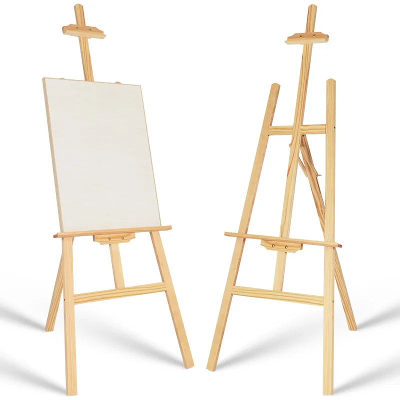 Xinyi Art New Products Hot Sale 175cm Pine Wood Artist Easel Display Stand for Painting