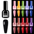 Wholesale Good Quality 60 Colors One Bottle One Color Soak Off Solid Color UV Led Gel Nail Polish for Nail Salon