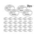 28Pcs Stainless Steel Beehive Entrance Hive Door Bees Nest Door Entrance Disc Beekeeping Tools