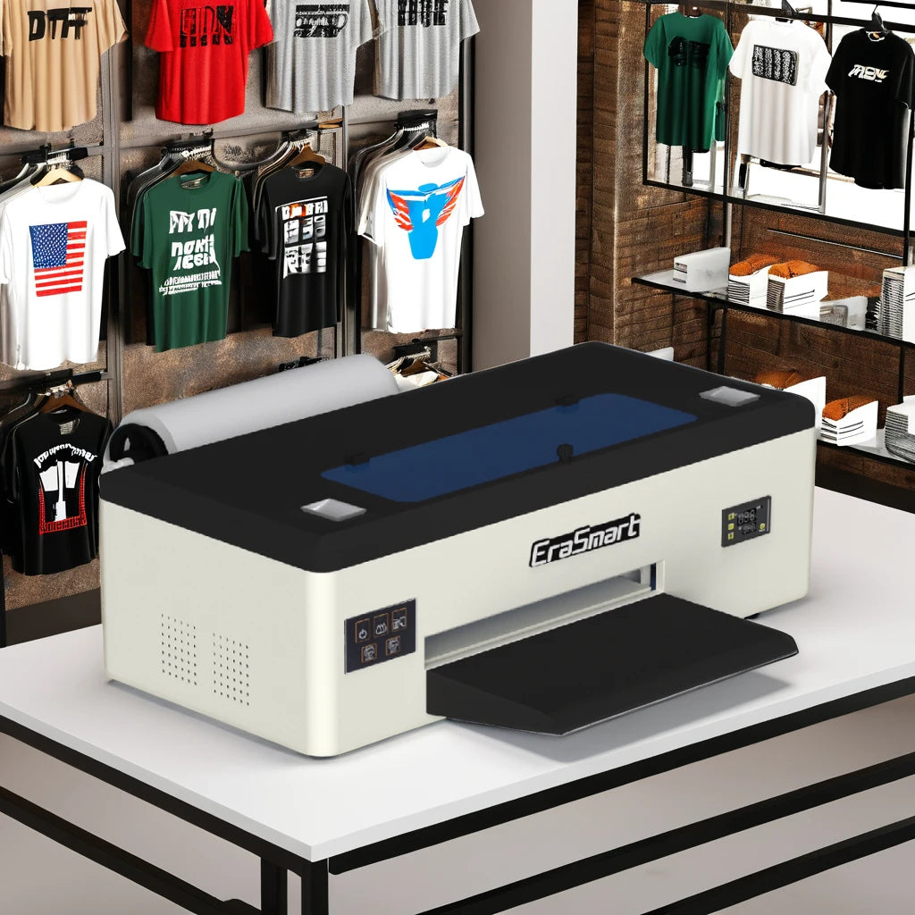 Erasmart 13 Inch A3 T-shirt Transfer Dtf Printer Printing Machine L1800 Printer for Small Business Ideas