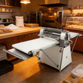 ZB-380C Electric Dough Croissant Sheeter Machine Automatic Pizza & Bread Rolling Maker for Bakery for New Condition Flour