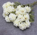 White Single Flower Bouquet Flower Runner Material for Wedding Decoration Artificial Flowers