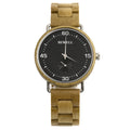 Factory Direct High Quality Men's Quartz Watch Japan Movement Boxwood Case Life 20mm Glass for Fashion Business