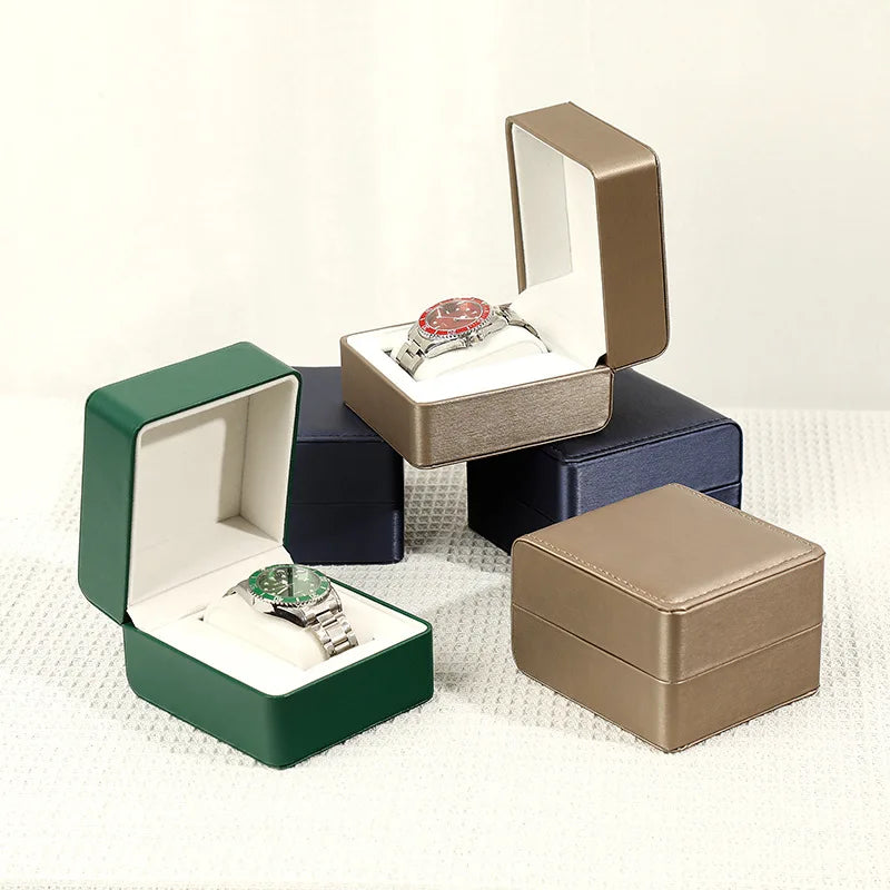 PU Leather Watch Box High-grade Accessories  Packaging Box Storage Display Gift Box Wholesale Spot