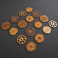 Tea Ceremony New Chinese Style Creative Flower Shape Drink Kung Fu Tea Bamboo Cup Coasters