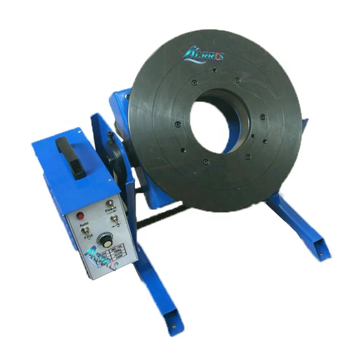 65mm Through Hole Flexible Hose Welding Positioner Rotary Table for Welding Tanks