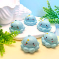 100Pcs Mini Resin Tiny Sea Animal Octopu Figurines Miniature Ornament Charm For Aquarium Doll House Fairy Garden Landscape Decor