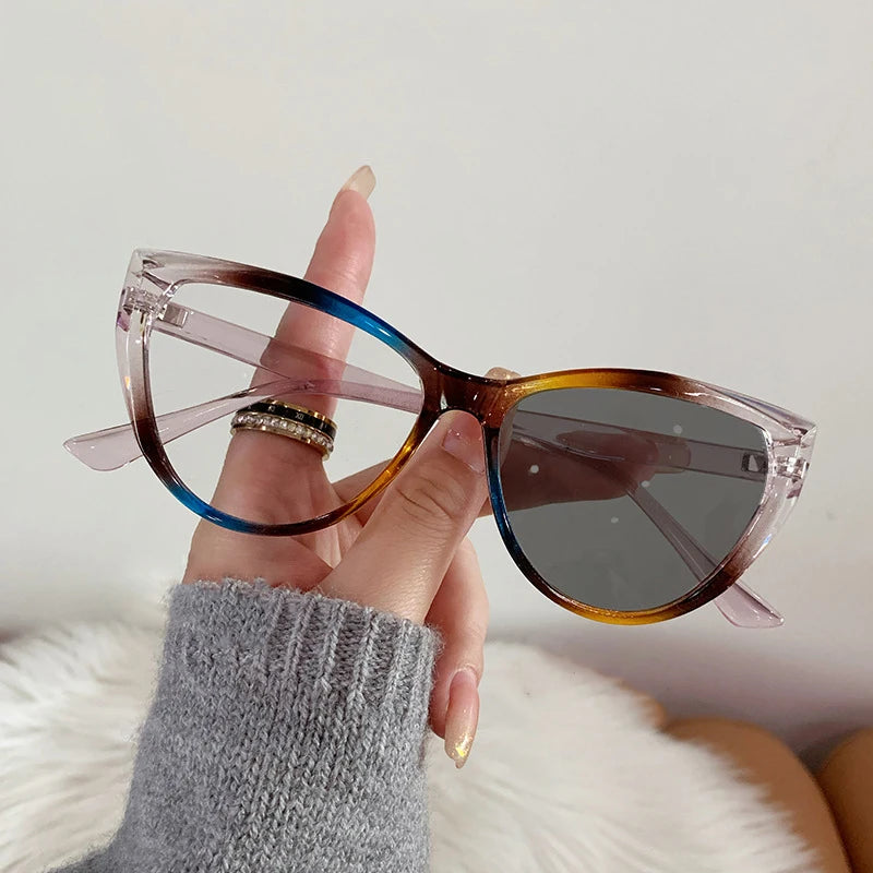 2026 Photochromic Glasses Computer Games Anti-Blue Blocking Glasses Frame Fashion Ladies Blue Blocking Optics Glasses Frame