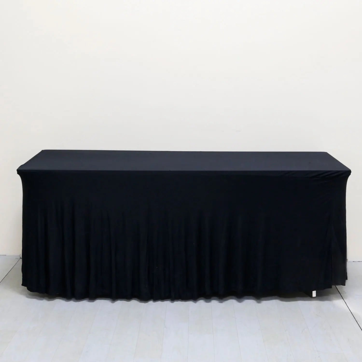 BY240049 Wedding Tablecloths Custom High Quality Stretch Tablecloths Square Banquet Tablecloths With Skirts