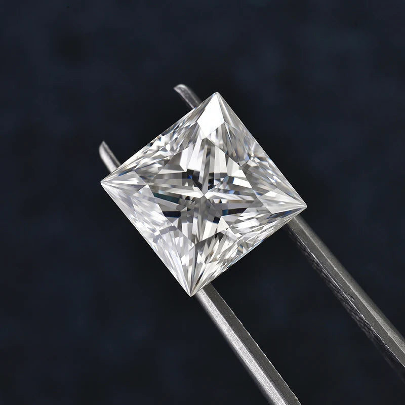 Wholesale Flawless Loose Princess Cut Moissanite D Color VVS1 Clarity for Ring Jewelry