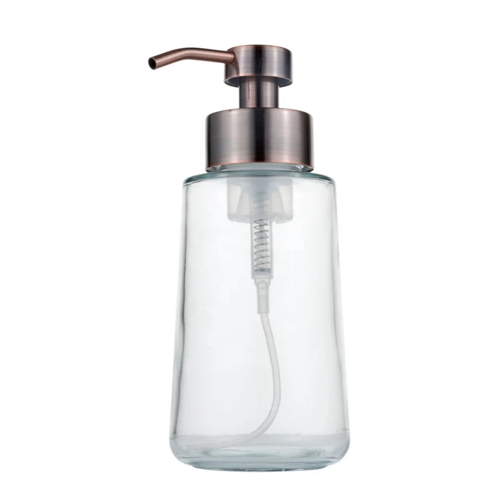 Empty Hand Wash Amber Glass Lotion Bottle Packaging