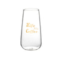 Nordic High Borosilicate Glass Cup Golden logo