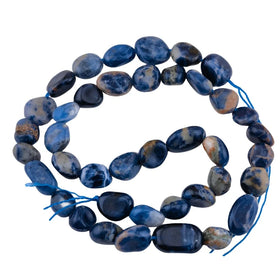 Sodalite 8-12mm Gemstone Healing Irregular Shape Stone Beads Wholesale Beads Jewelry Making Gemstone Collection
