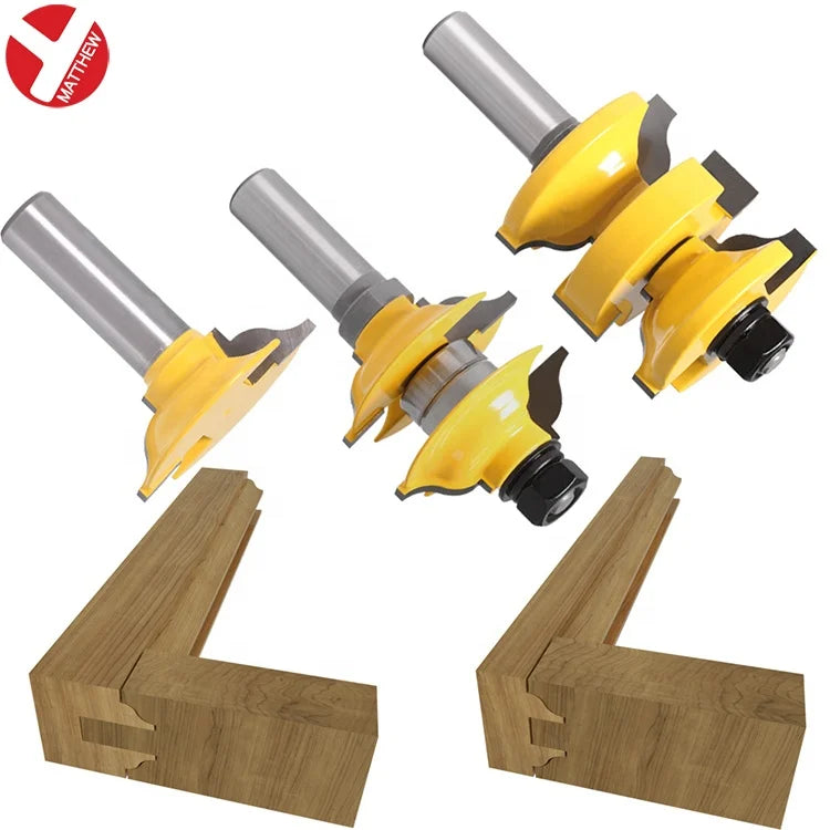 Door Frame Tenon Bead Stile and Rail Forming Solid Wood Door Route Bit