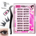 ST77 Anime Self-adhesive Lash Extension Cats Eyes Pre Bond Technology No Glue Needed Lashes Diy Lash Segment Premade Fans
