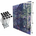 Factory Custom 8ft 10ft 20ft Curved Straight Advertising Tension Fabric Display Wall Modern Foldable Booth for Tradeshow