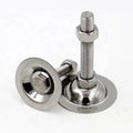 304 Heavy Duty Stainless Steel M8-M20 Fixed Leveling Feet Industrial Design Style for Outdoor Furniture Legs