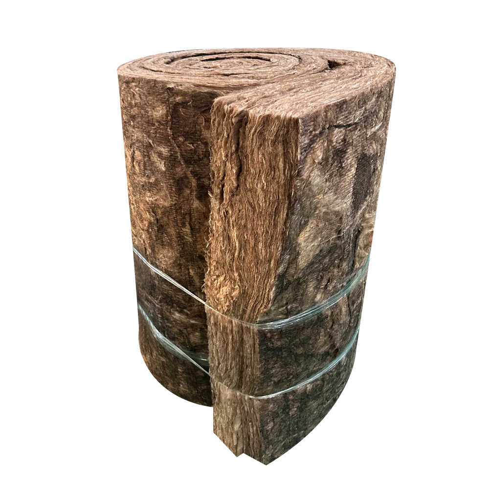 No Formaldehyde No Itchy ECO TYPE Fiberglass 100mm Brown Color Buildings Roof or Wall Glass Wool Blanket