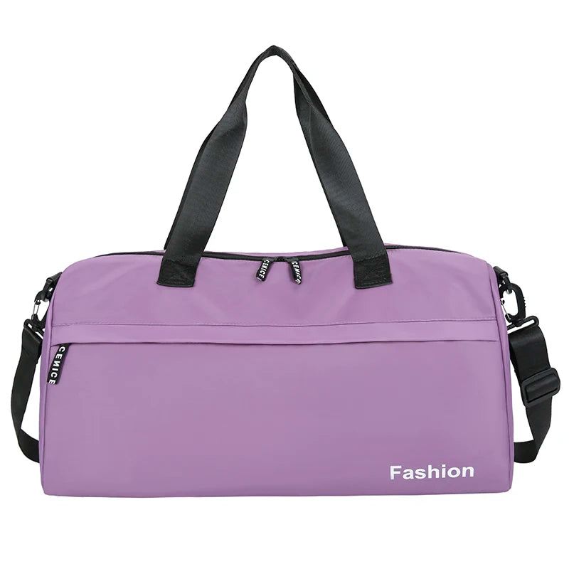 Custom Travelling Duffle Bag Ladies Duffel Gym Sports Luggage Travel Bags for Men  with Shoe Compartment
