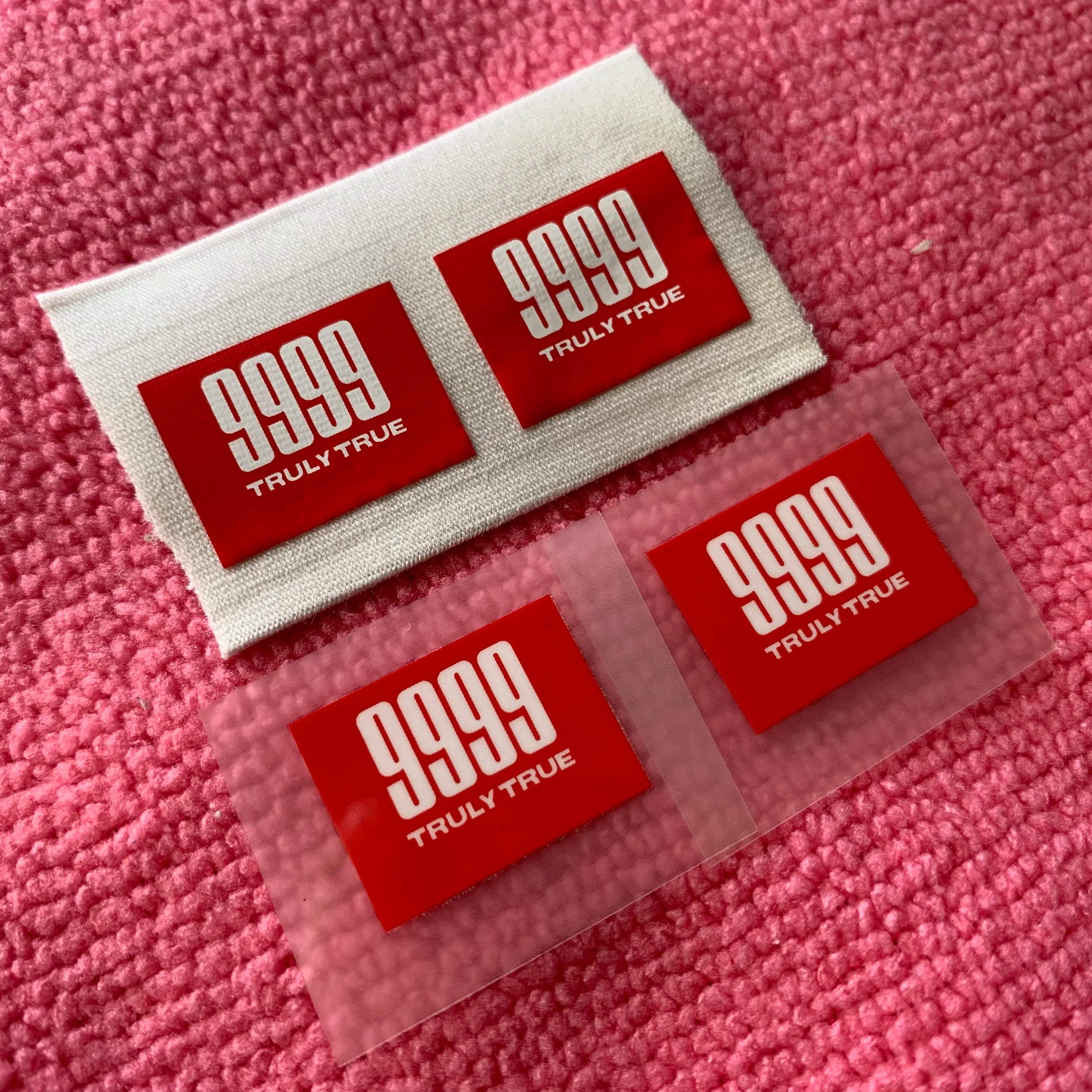 Custom Full Red Color Brand Heat Transfer Label for Jeansclear Vinyl Heat Press Transfer Label for Underwear