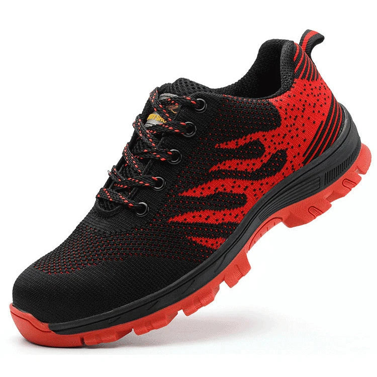 2026 Modern Fitness Casual Work Sneakers Women Girls Autumn/Winter Summer Factory Use Steel Toe Mesh Upper Cotton Lining
