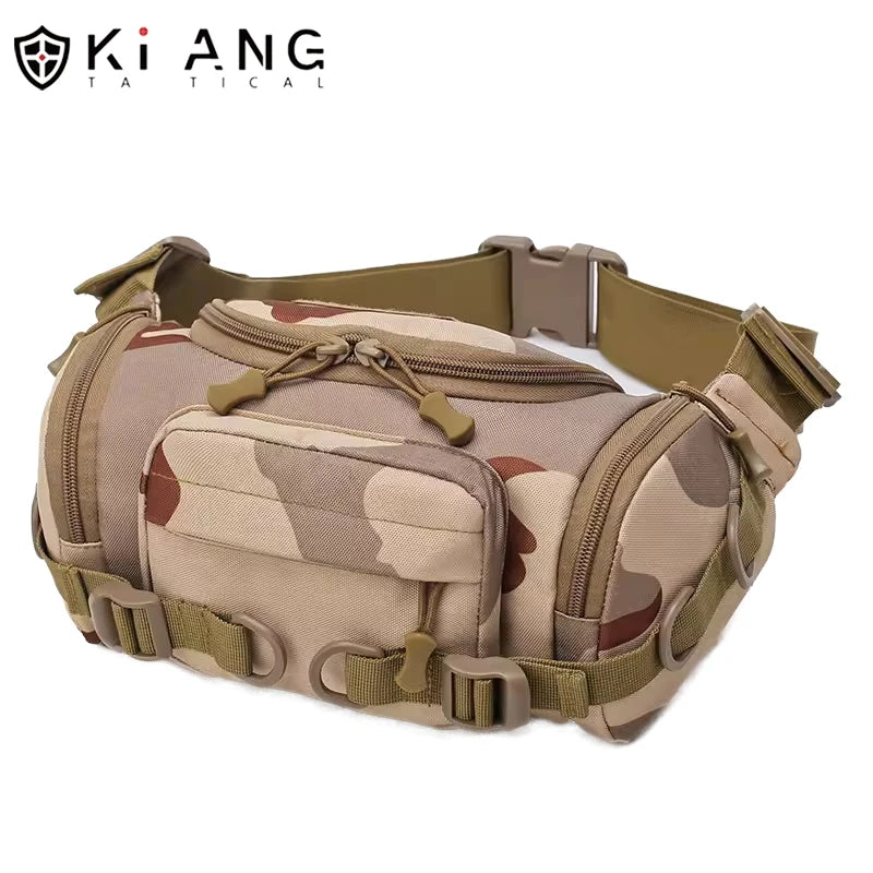 2026 Wholesale Men Durable Tool Bag Waterproof Tactical Waist Bag Sport Fanny Pack for Riding Camping