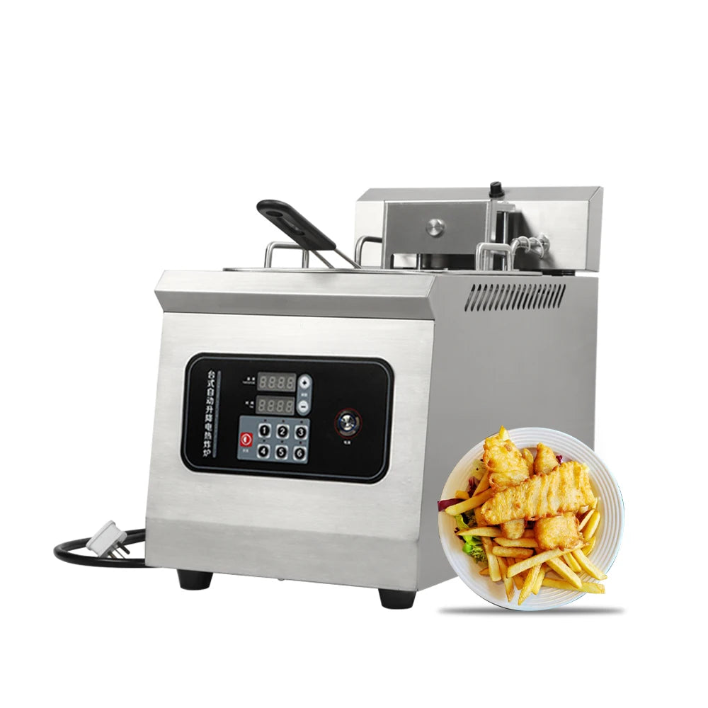 Automatic Lifting Electric Fryer Heavy Duty Auto Lift Deep Fryer Electric Fryer for Kfc Type Restaurant