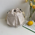 Custom Korean Style Nylon Drawstring Messenger Bag Waterproof  Unisex Phone Bag for Teenagers Women's Crossbody Shoulder Bag