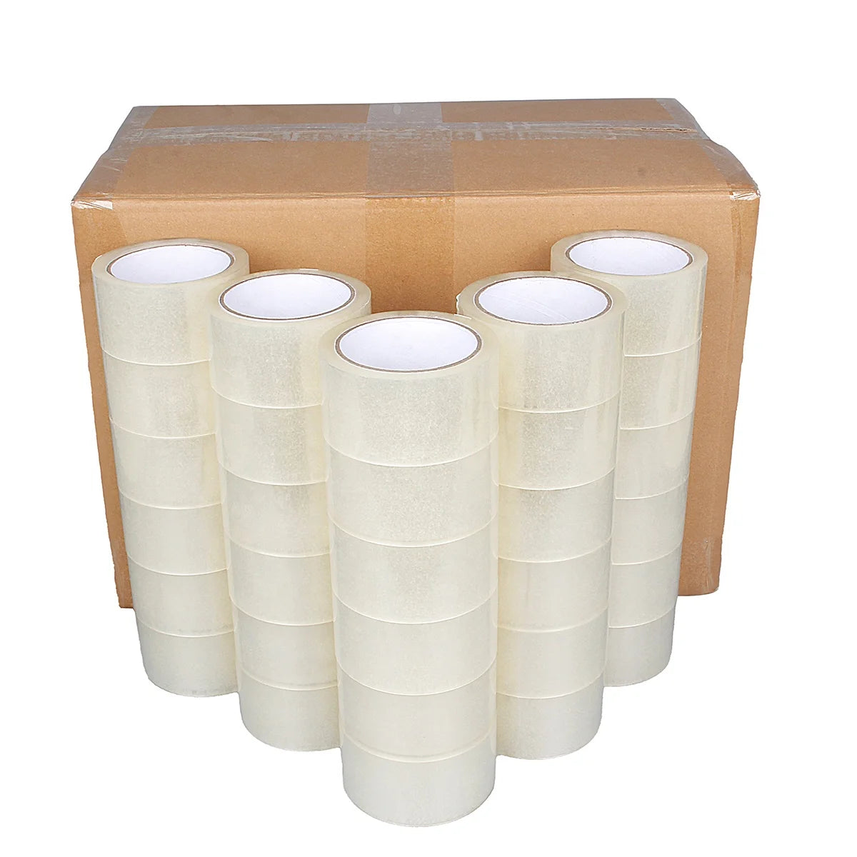 2 Inch Cheap Custom Branded Logo Transparent Shipping Sealing Bopp Packing Tape for Bag Box