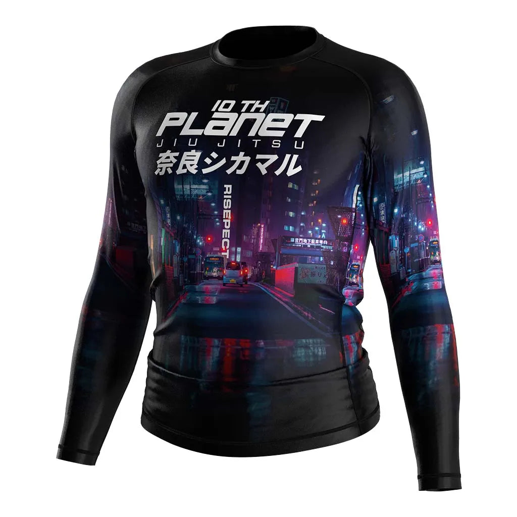 Custom Oem Odm No Gi Sports Grappling Compression Athletic Shirts Mens Bjj Men Rash Guard Long Sleeve
