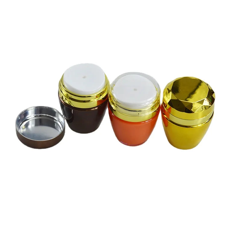 30g Acrylic Cream Vacuum Bottle Press Style Airless Pump Jars in Stock