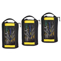 Portable Zipper Canvas Mini Tool Pouch Chest Automotive Black Small Tool Kit Bags for Motorcycle With Mesh