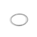 925 Sterling Silver Stack Twisted Ring Twist Ring Stackable Party Women Fashion Rings