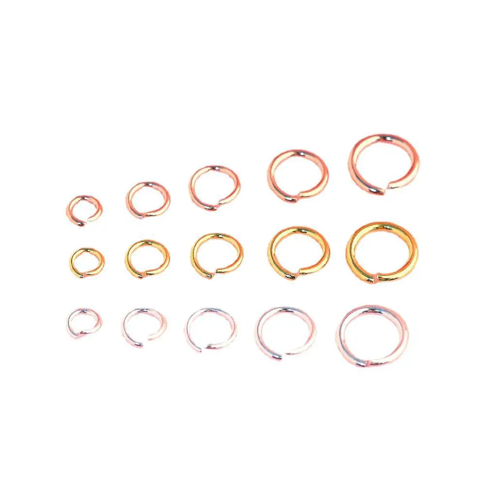 Variety Thickness Different Color Diameter S925 Sterling Silver Jump Ring Open Ring