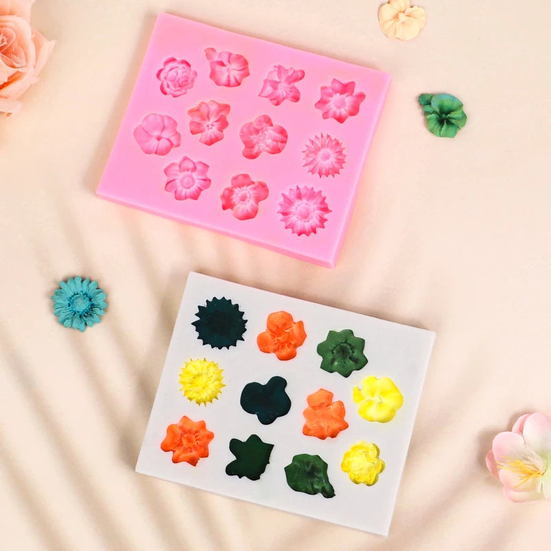 Wellfine DIY Handmade Kitchen 11 Hole Silicone Mold Household Baking Utensils