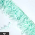 Wholesale Dyed Multi-Colored Fluffy Turkey Feather Trim 10-15cm Compact for Decoration and Carnival Costumes