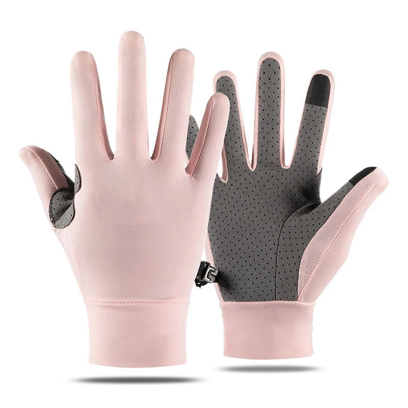 Fishing Gloves for Summer Sun Protection Leaking Fingers Cycling Anti Slip Breathable Driving Gloves