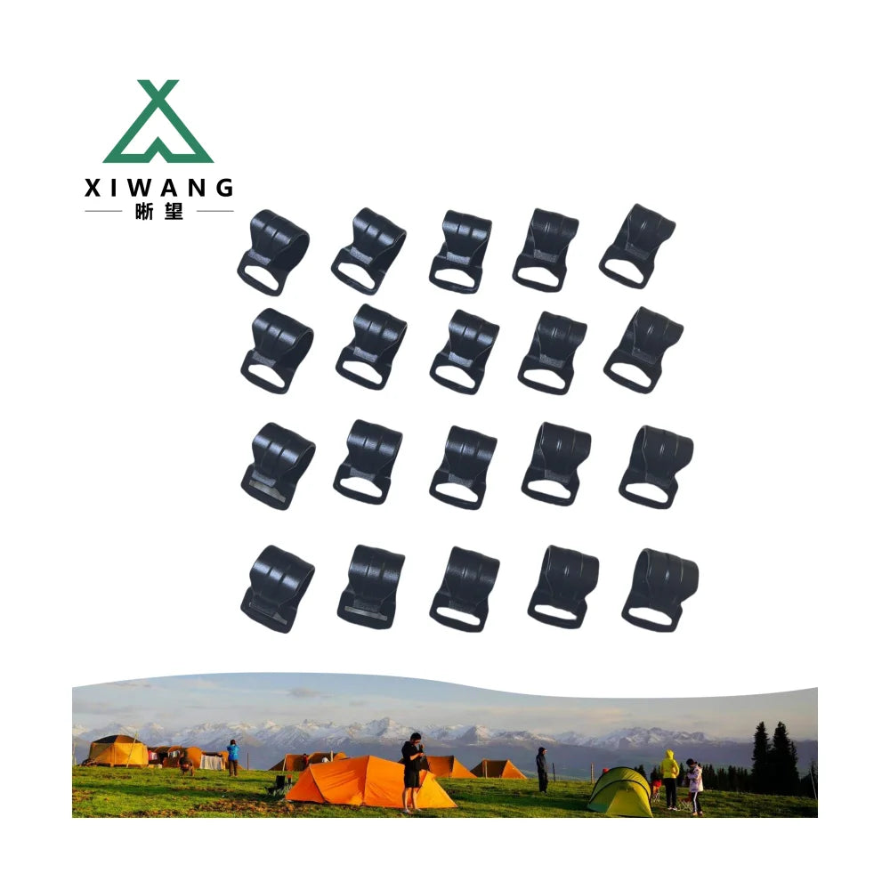 FL2010  Outdoor Tent Pole C Clip G-shaped Plastic Tent Hook Clasp of Different Sizes