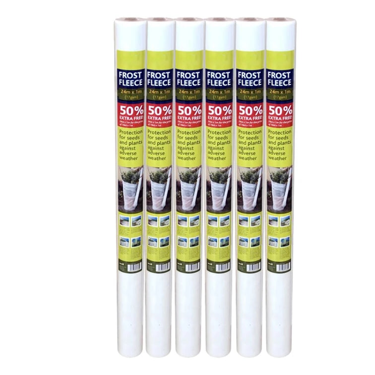 Factory Direct Wholesale Agricultural Non-woven Fabric Winter Plants Protection Garden Frost Fleece Roll Breathable Fusible 100%