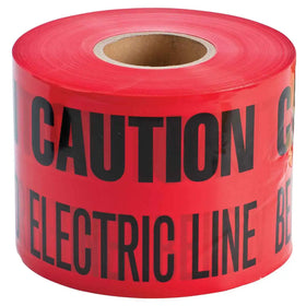 Underground Warning Tape PE Material Non-detectable Electric Marker 3 in Width 4 Mil Thickness Huaan NT0019 100-500m USA Market