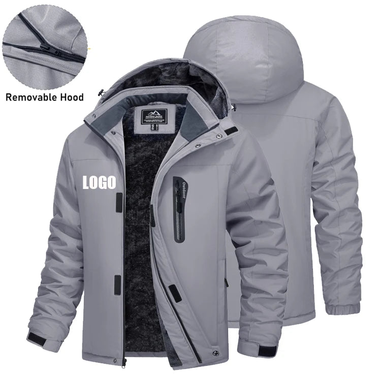 Jacket Manufacturers Custom Logo Man Down Hiking Puffer Waterproof Jacket Man Hooded Casual Jacket for Man