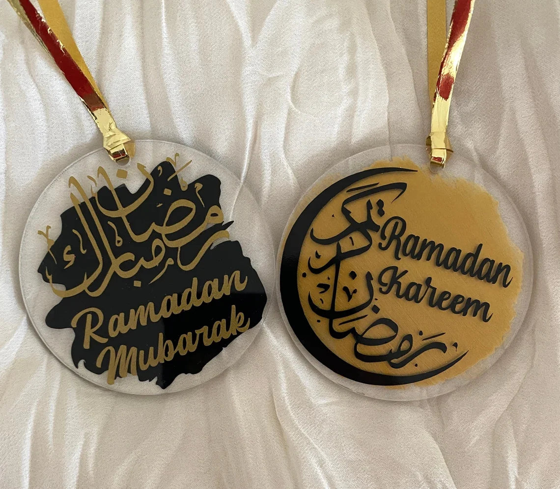 Islamic Eid Tree Gift for Muslim Ramadan Ornament Ramadan Mubarak Kareem Hanging Ornament