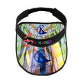 Uv Protective Plastic Laser Quality Sun Visors Hat Adult Transparent Tornasol Protect Pvc Beach Sun Visor  for Men & Women
