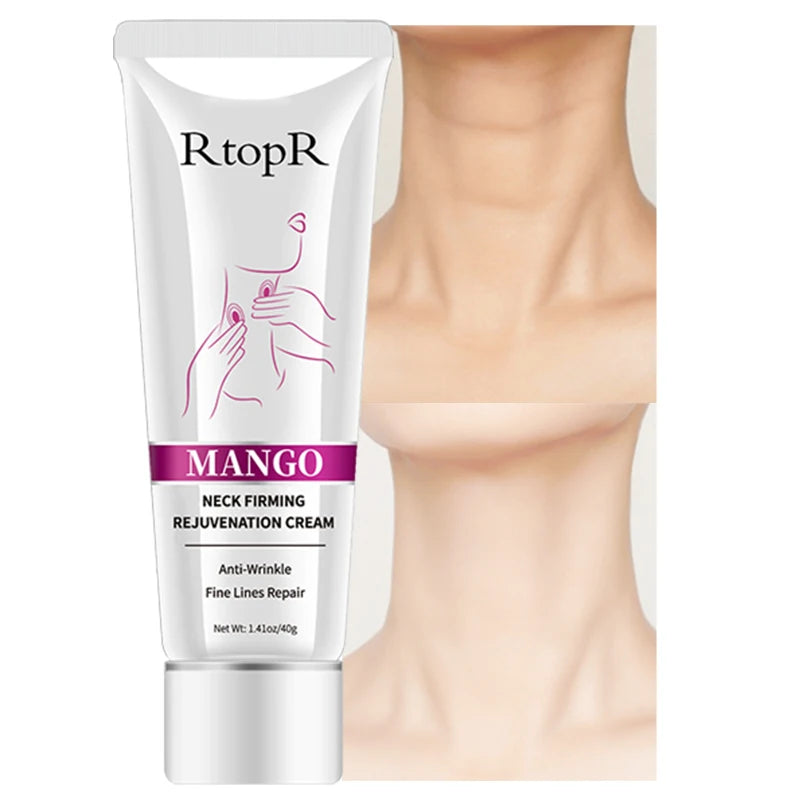 Oem mango Neck Moisturizing Softening Firming Elasticity Increasing Fine Lines Repairing Anti Wrinkles Rejuvenation Cream