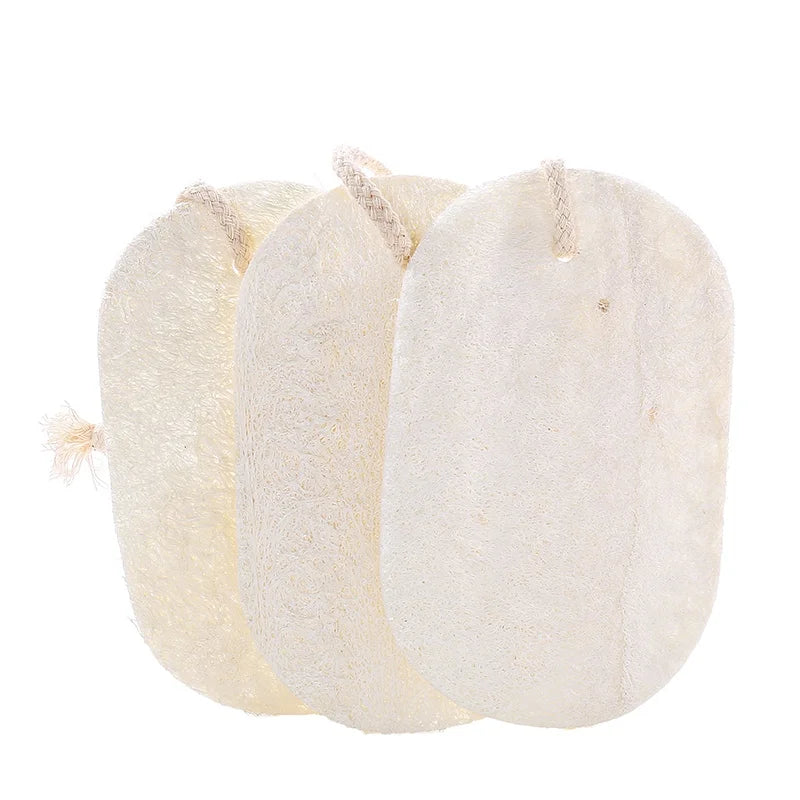 Natural Custom Size Exfoliating Body Sponge Pads Loofa /Luffa Bath Loofah With String