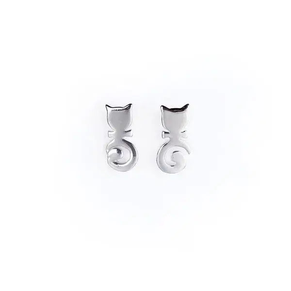 Hot Fashion 925 Sterling Silver Earrings Real Gold Plated Trendy Style Perfect Wedding Gift for Women and Girls