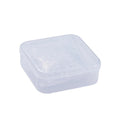 4*4mm Transparent Rubber Bullet Earrings Back Stoppers Plug Caps for DIY Jewelry Making Accessories Supplies Contain Box