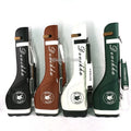 New Type Waterproof Customize Pu Leather Club Travel Golf Gun Bags Manufacturer Golf Bag Pu for Sale